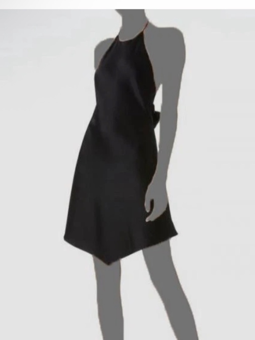 Alice + Olivia Black Halter Mini Dress - Picture 2 of 7